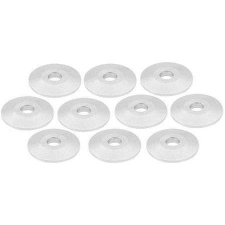Allstar Performance 0.25 in. Aluminum Backer Washer, 10PK ALL18639